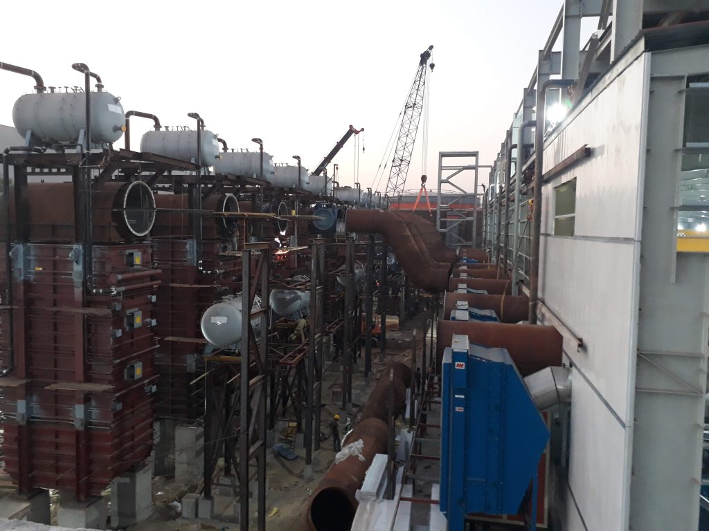 Listings Cogeneration and heat recovery steam generation facility construction